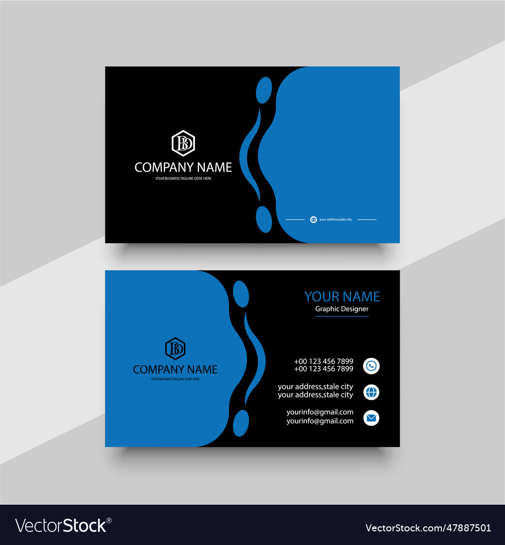 Modern creative and clean business card tem