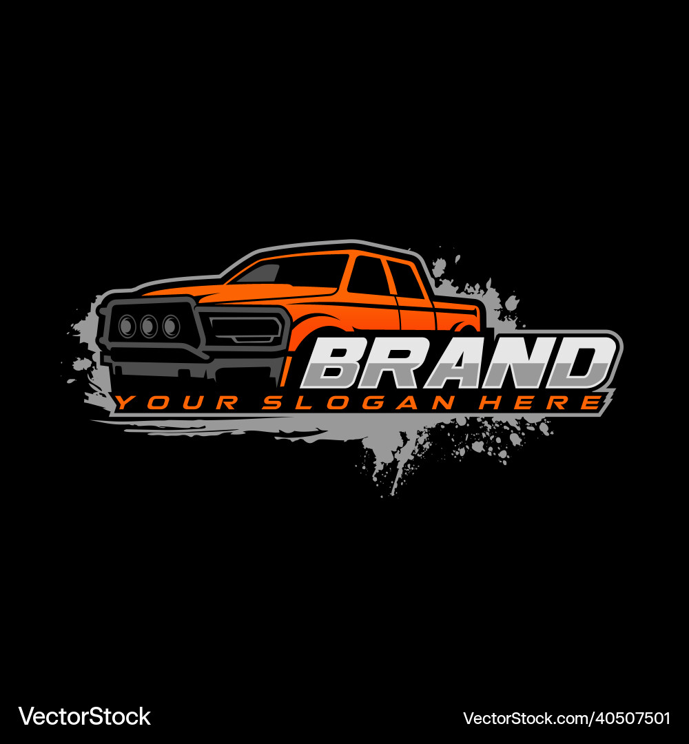 Off road logo template Royalty Free Vector Image
