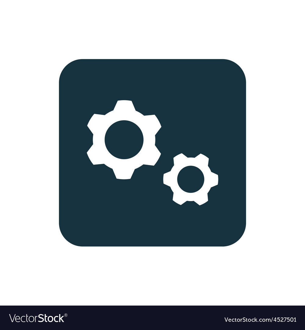 Settings icon rounded squares button