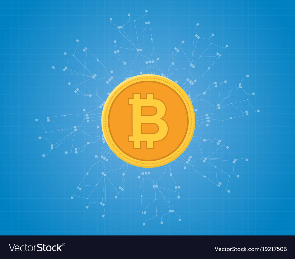 Background of bitcoin style collection
