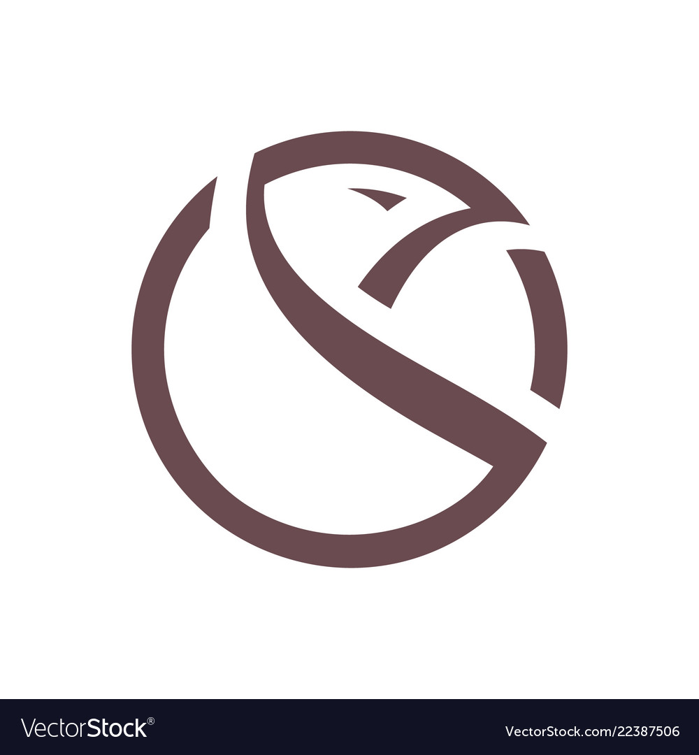 Bird abstract sign vector image Bird abstract sign