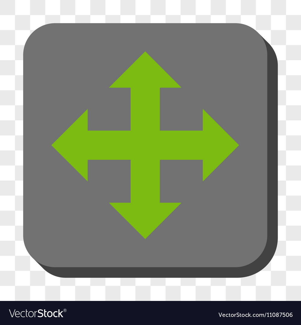 Expand arrows rounded square button