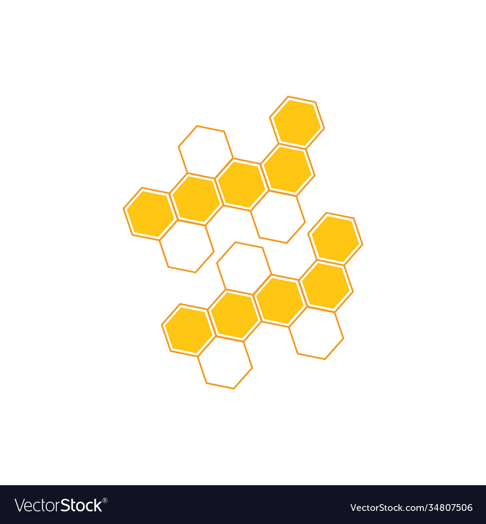 Honeycomb background texture design Vector Image Honeycomb background texture design