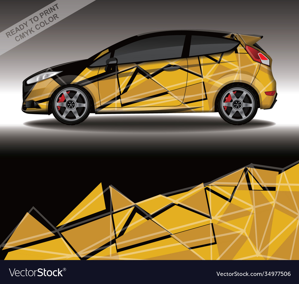 Wrap car decal design custom livery race rally