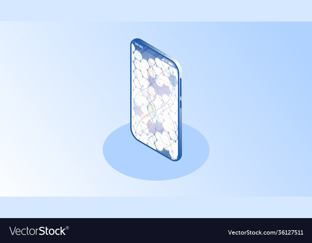 Dna molecule structures are displayed vector image Dna molecule structures are displayed