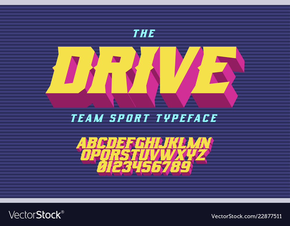 Dynamic Sport Font Collection