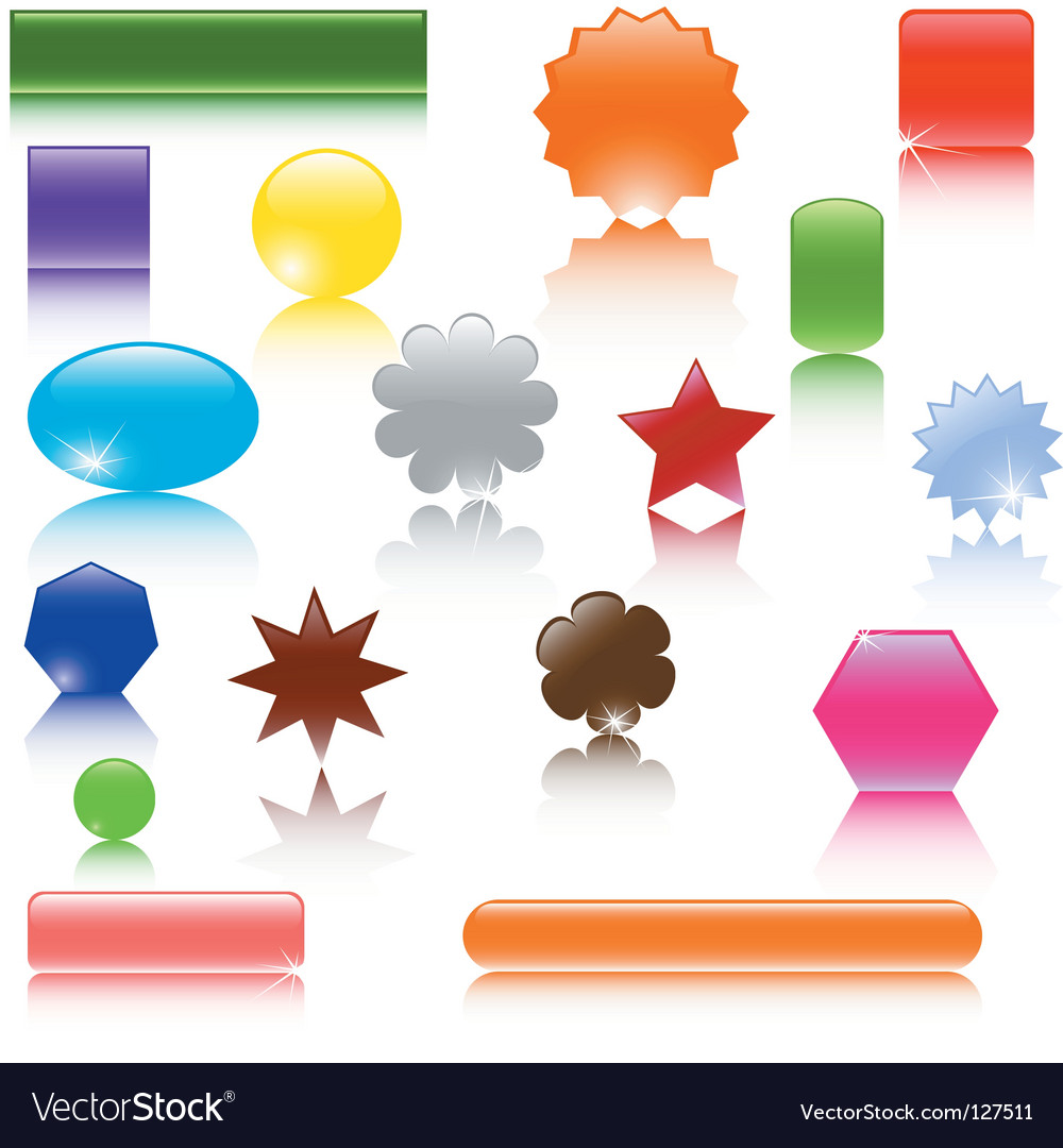Glossy Button Set