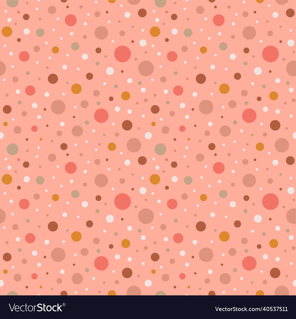 Pink polka dot pattern seamless dotted