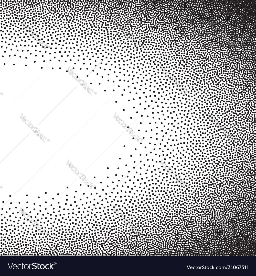 Stochastic raster halftone gradient print vector image Stochastic raster halftone gradient print