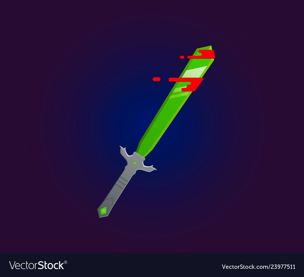 Sword icon in flate style