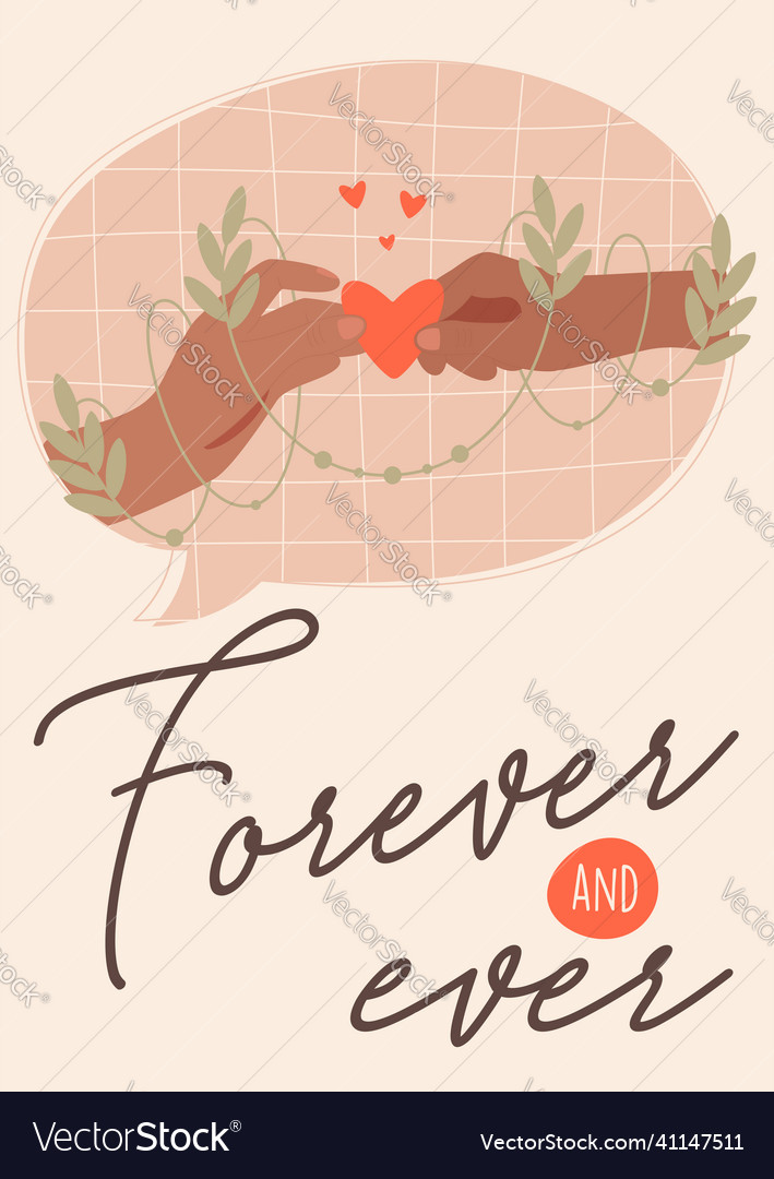 Valentines day greeting card concept template