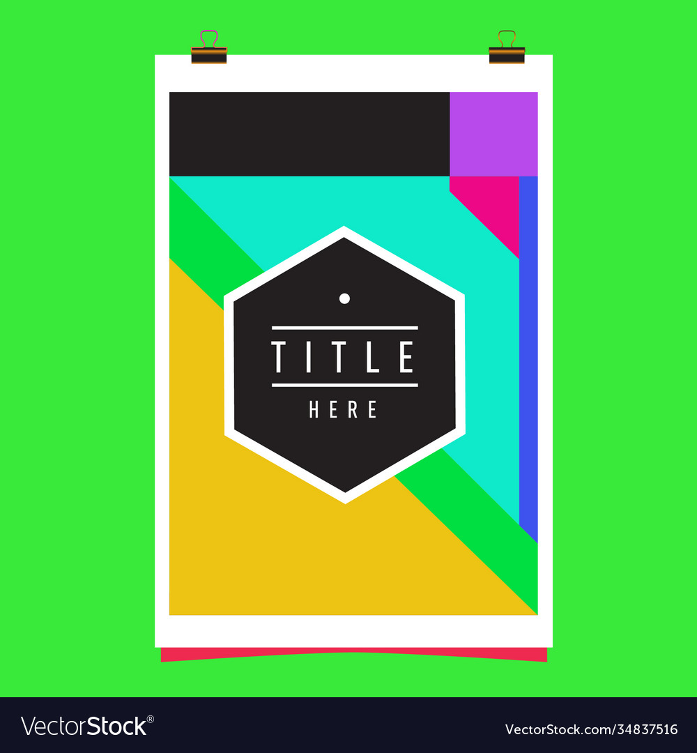 Abstract colorful geometric pattern background