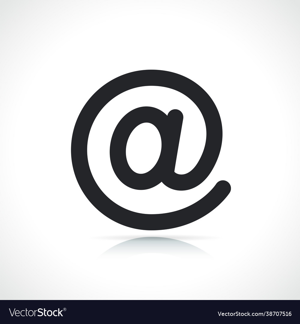 Email or at sign icon