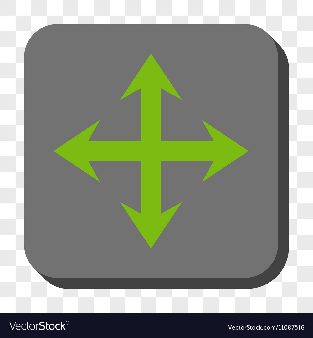 Expand arrows rounded square button