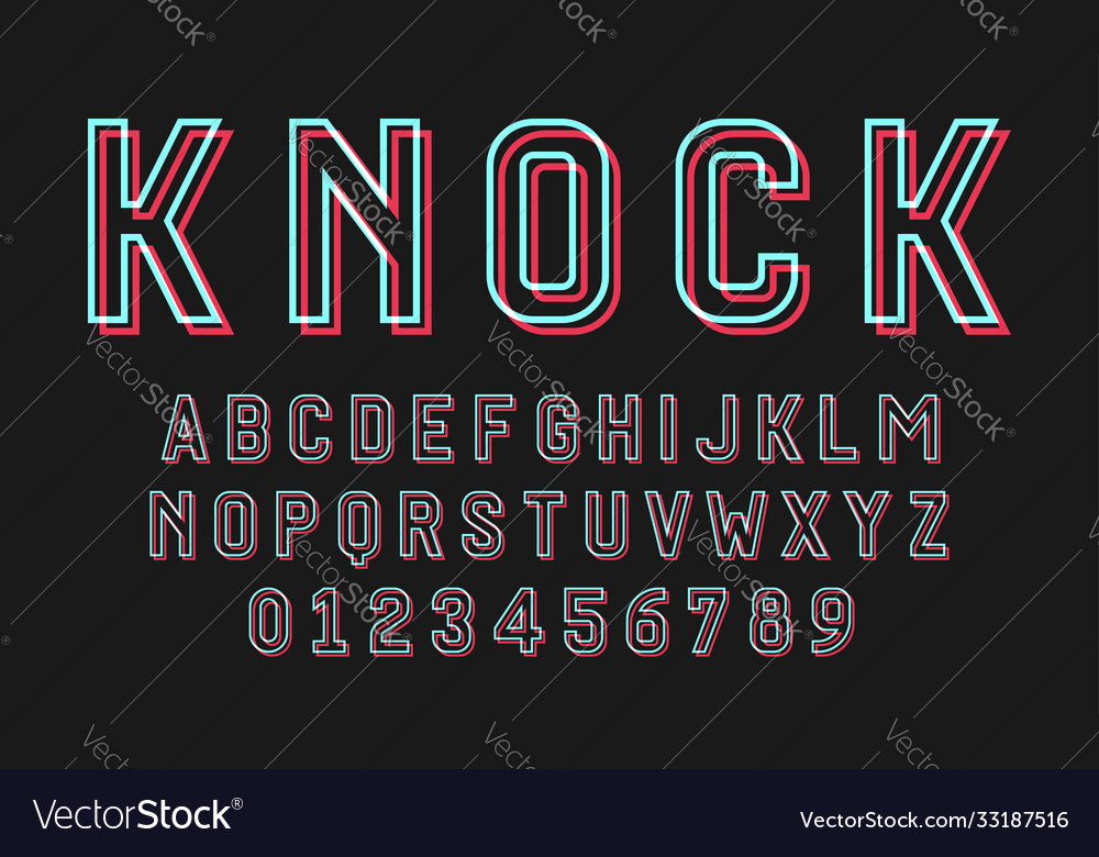 Modern Abstract Font Set
