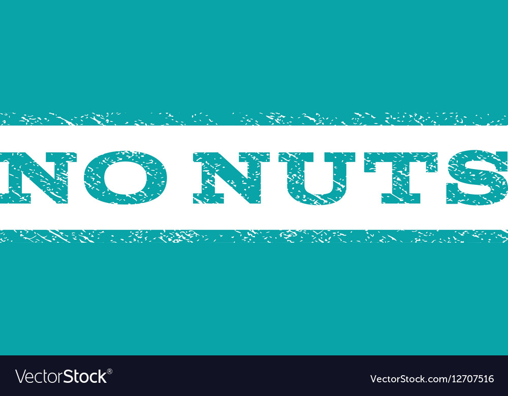 No nuts watermark stamp Royalty Free Vector Image