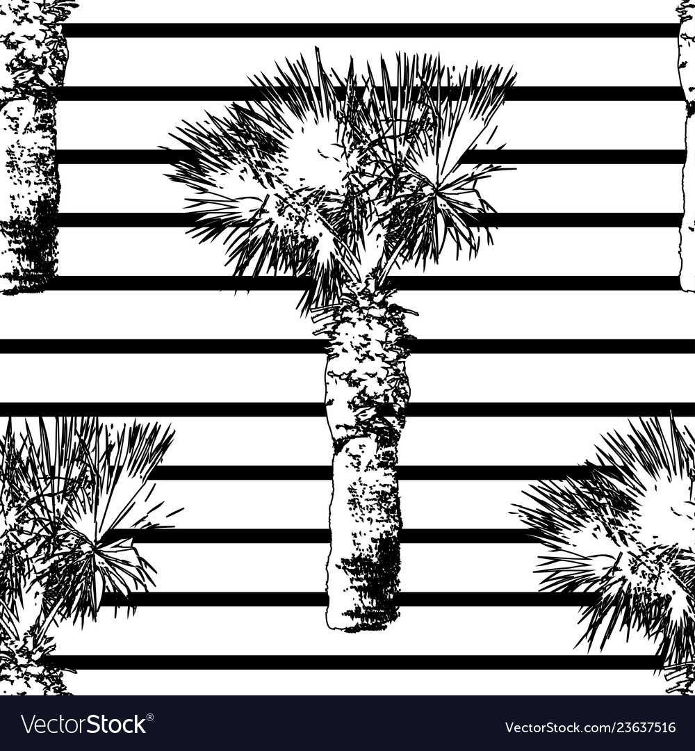 Palm tree pattern