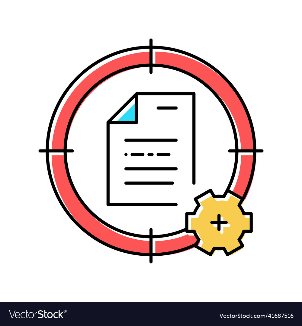 Target system file color icon