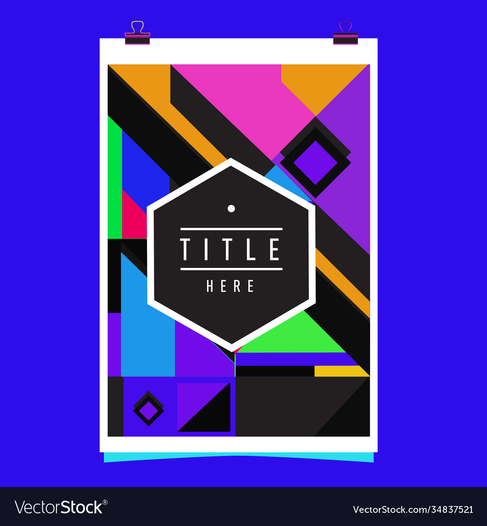 Abstract colorful geometric pattern background
