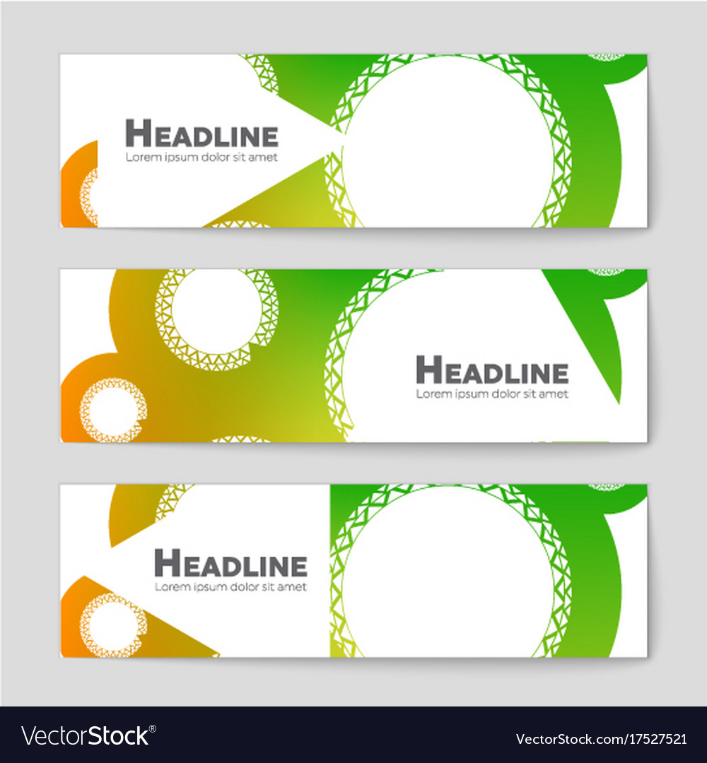 Abstract layout background set for art