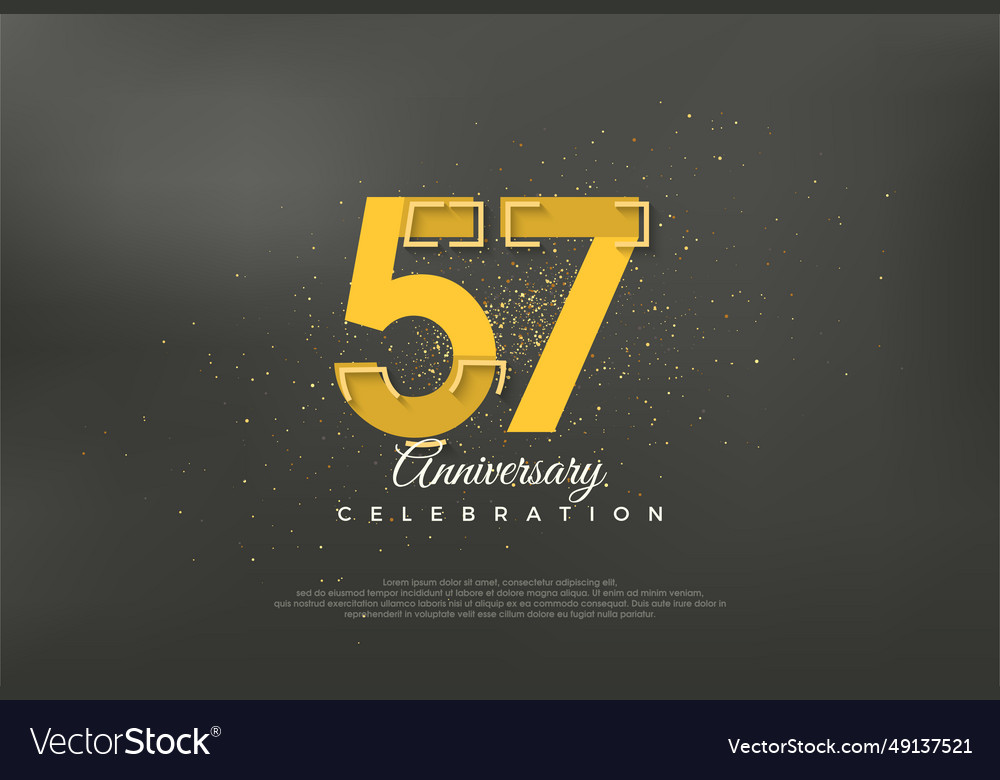 Anniversary number modern premium background