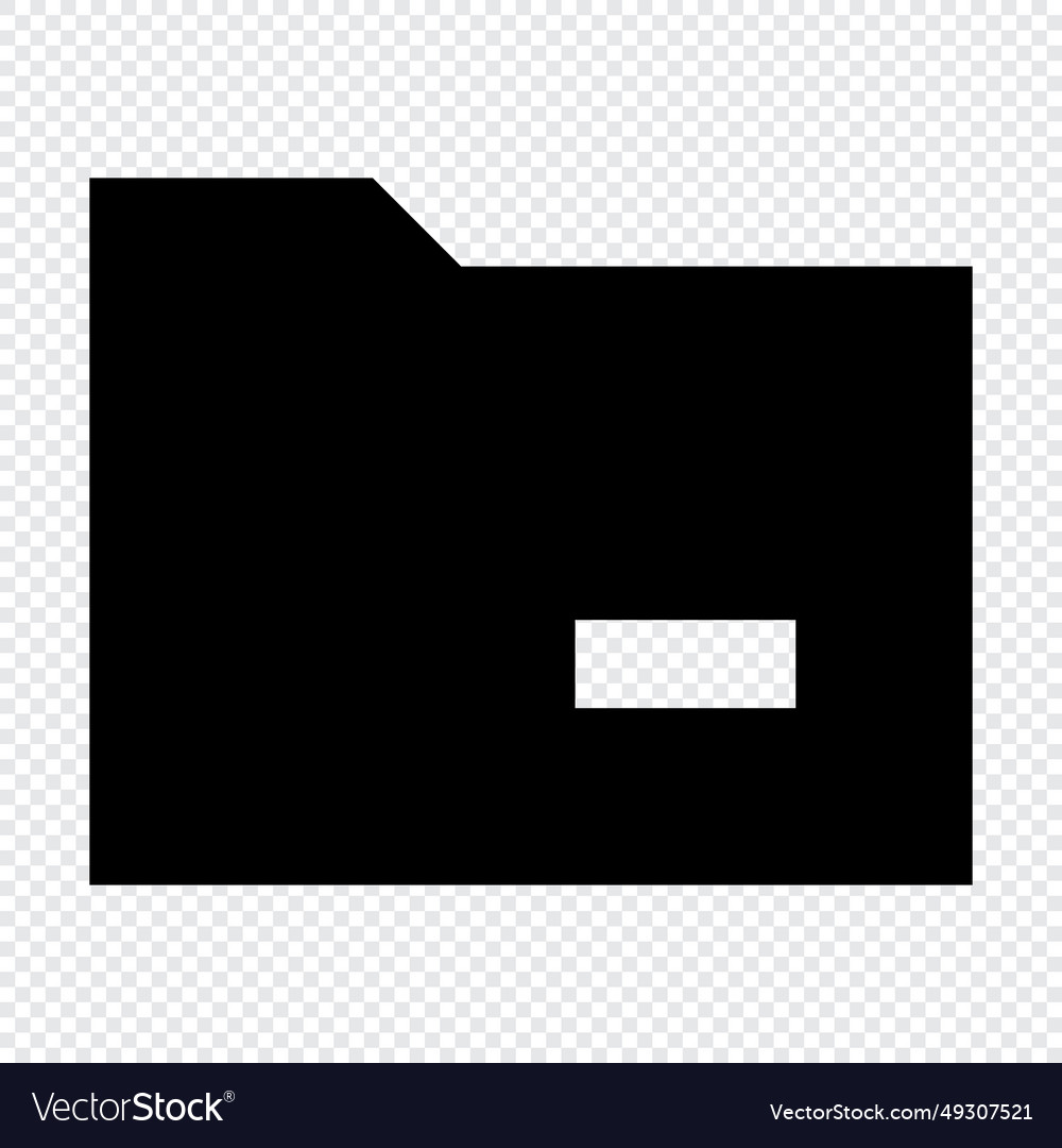 Folder icon suitable for website ui design vector image Folder icon suitable for website ui design