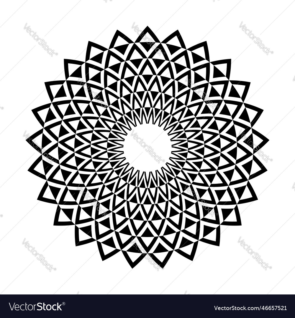 Intricate Radial Pattern
