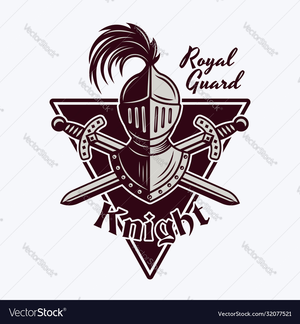 Crossed swords Royalty Free Vector Image - VectorStock