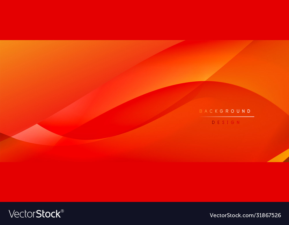 Fluid gradient waves with shadow lines and glowing vector image Fluid gradient waves with shadow lines and glowing
