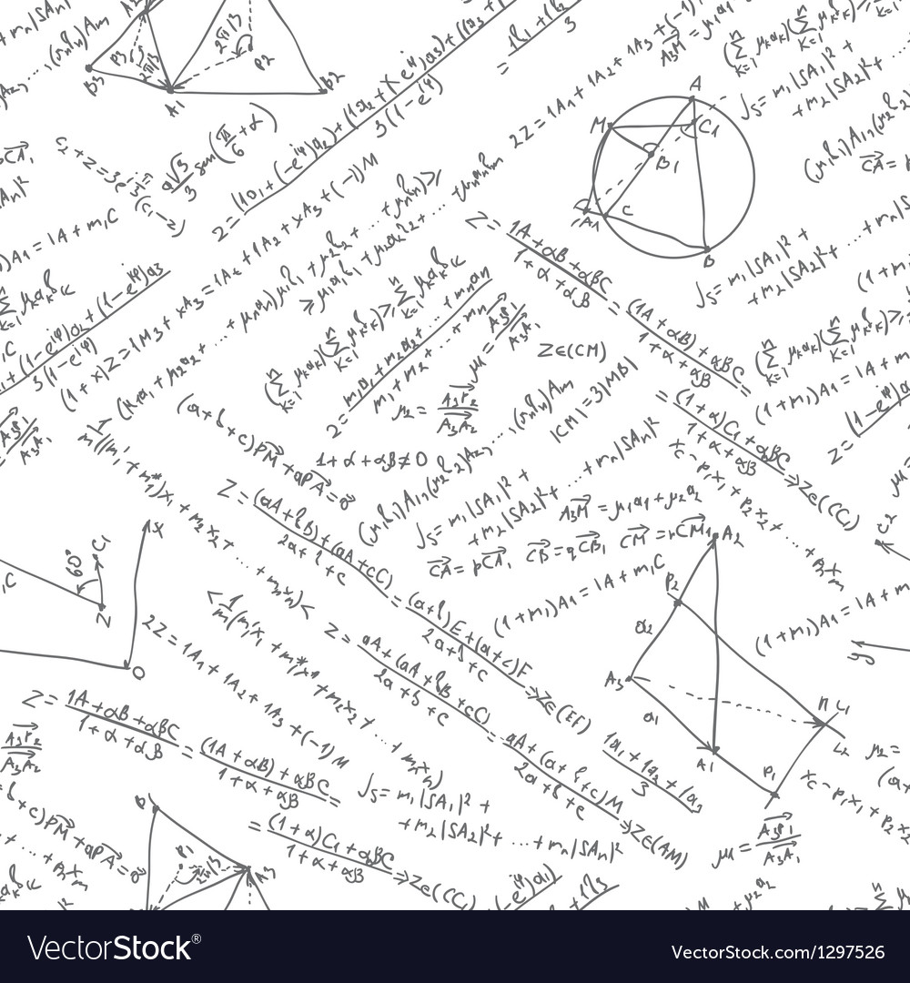 Maths Pattern - Seamless Equations