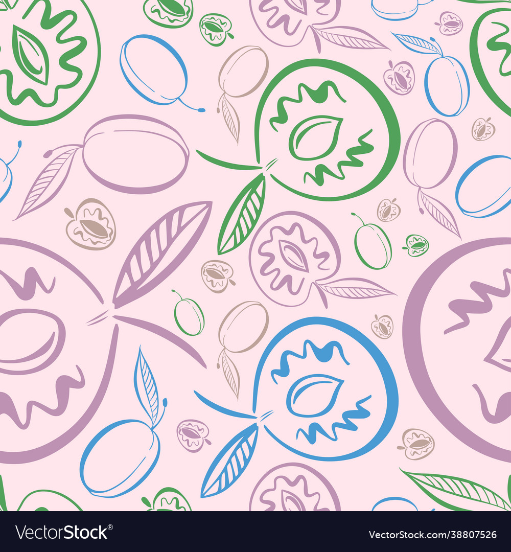 Modern seamless colorful pattern abstract vector image Modern seamless colorful pattern abstract