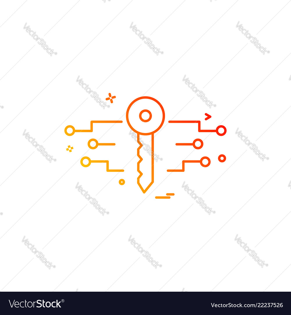 Password and security icon design