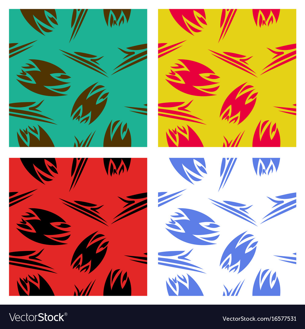 Assembly of patterns in striped style