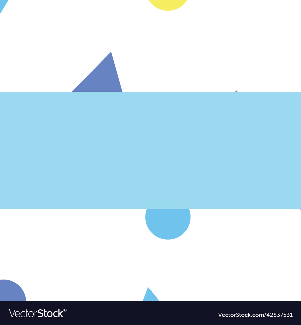 Colored simple frame with geometrical