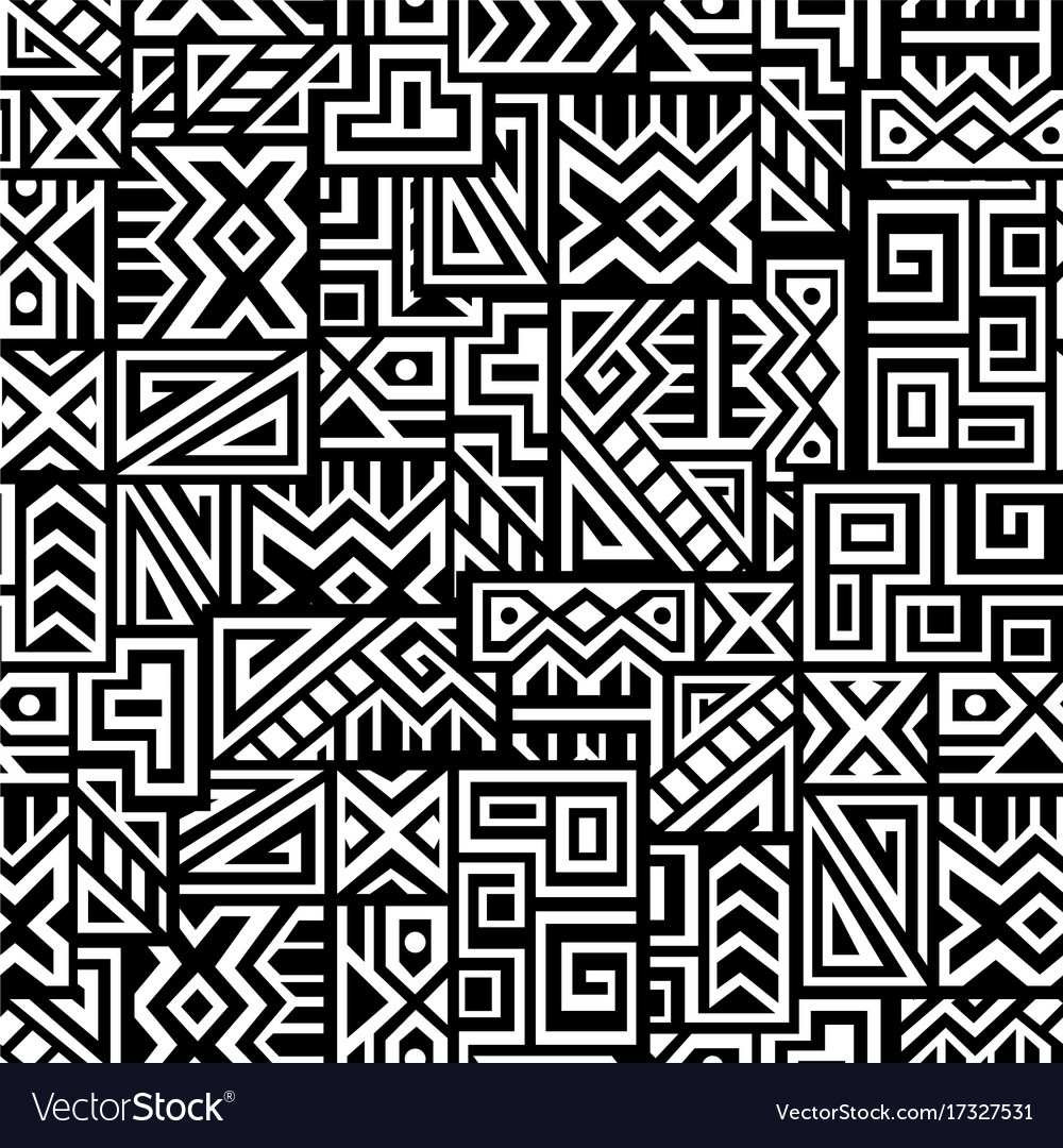 Creative seamless pattern Royalty Free Vector Image