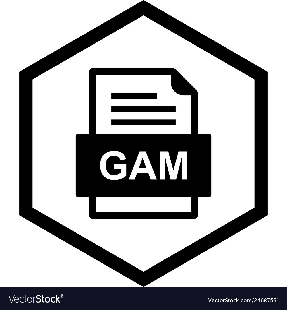 Gam file document icon