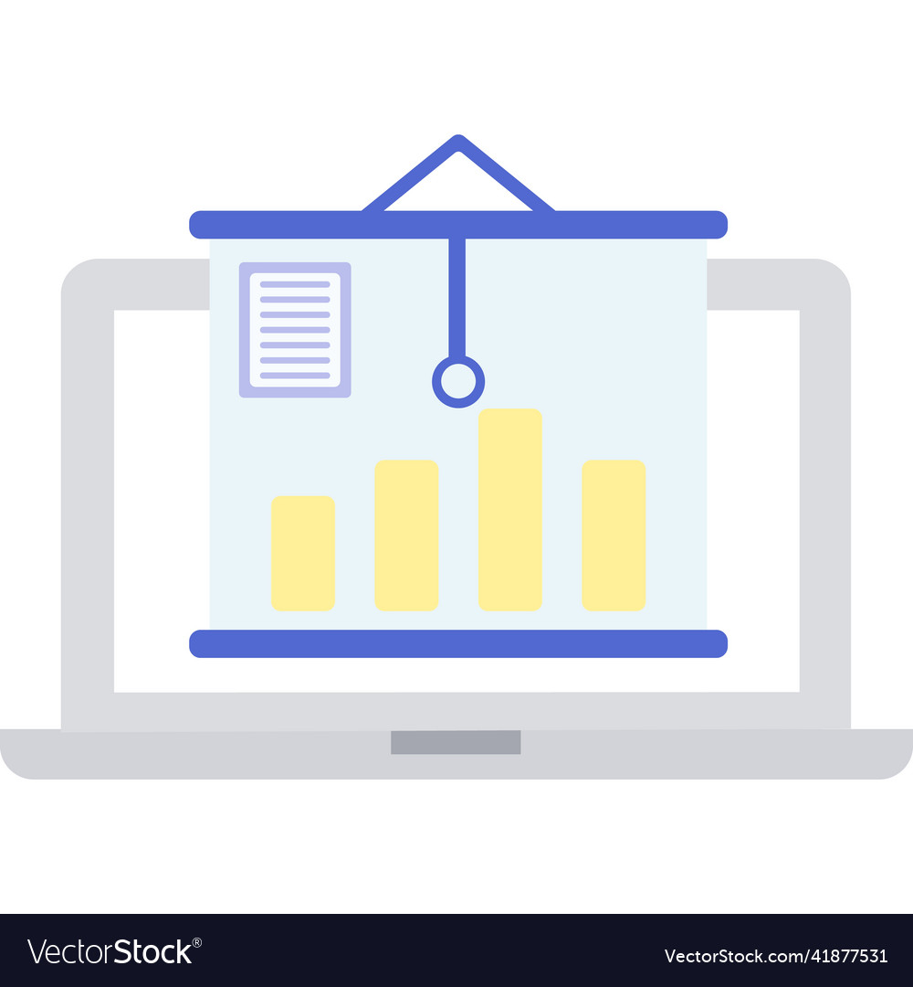 Graph chart icon business statistic design