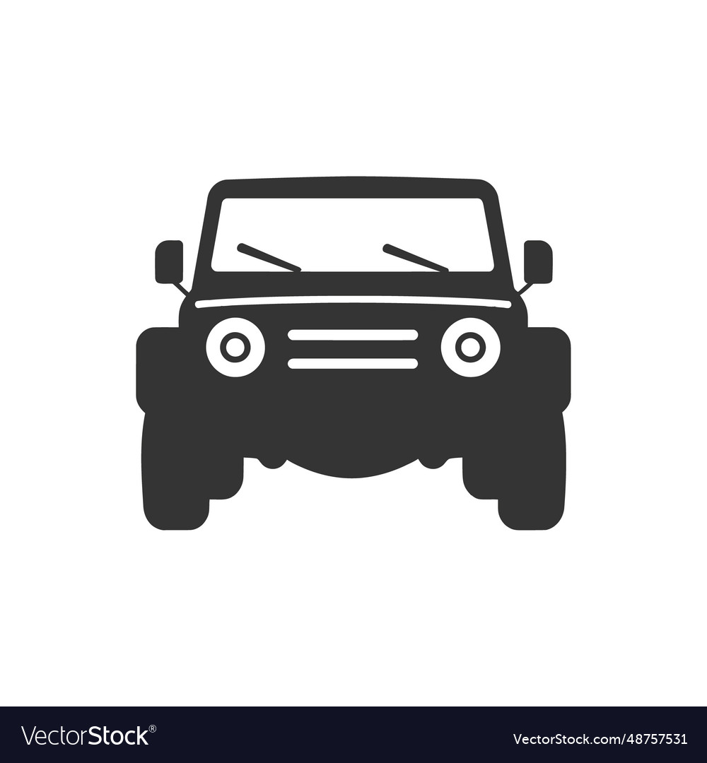 Jeep icon Royalty Free Vector Image - VectorStock