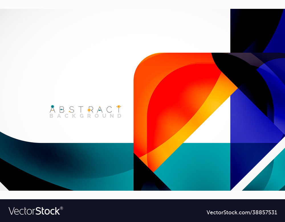 Minimal background abstract square shape vector image Minimal background abstract square shape