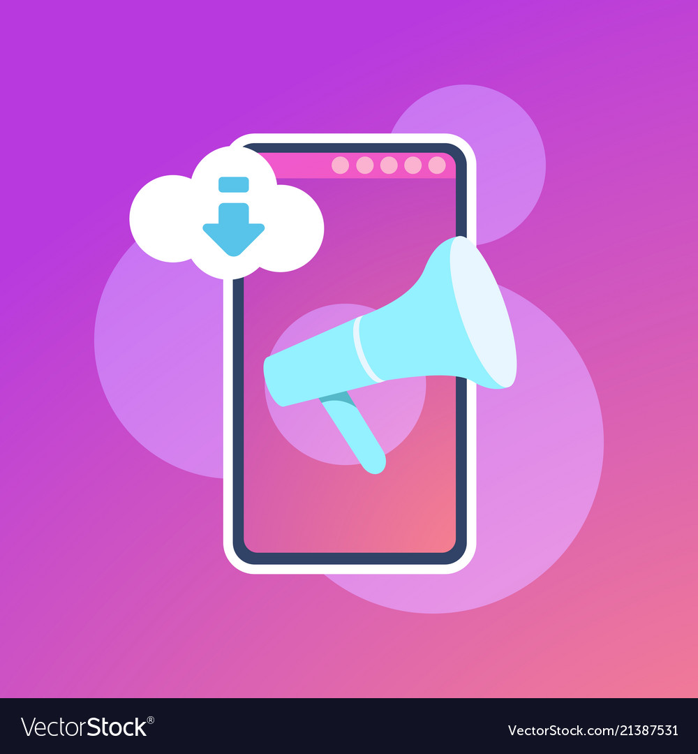 Mobile synchronization cloud application megaphone