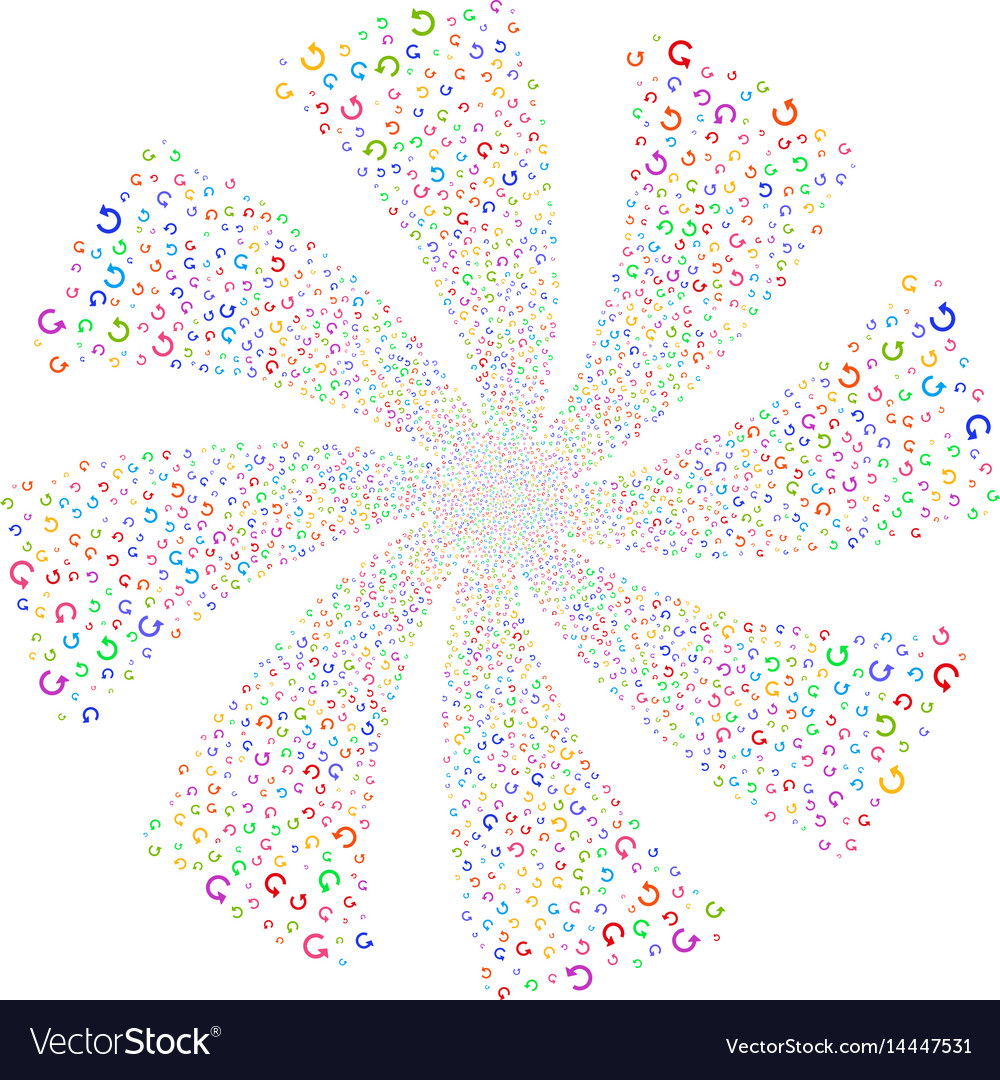 Rotate fireworks swirl rotation