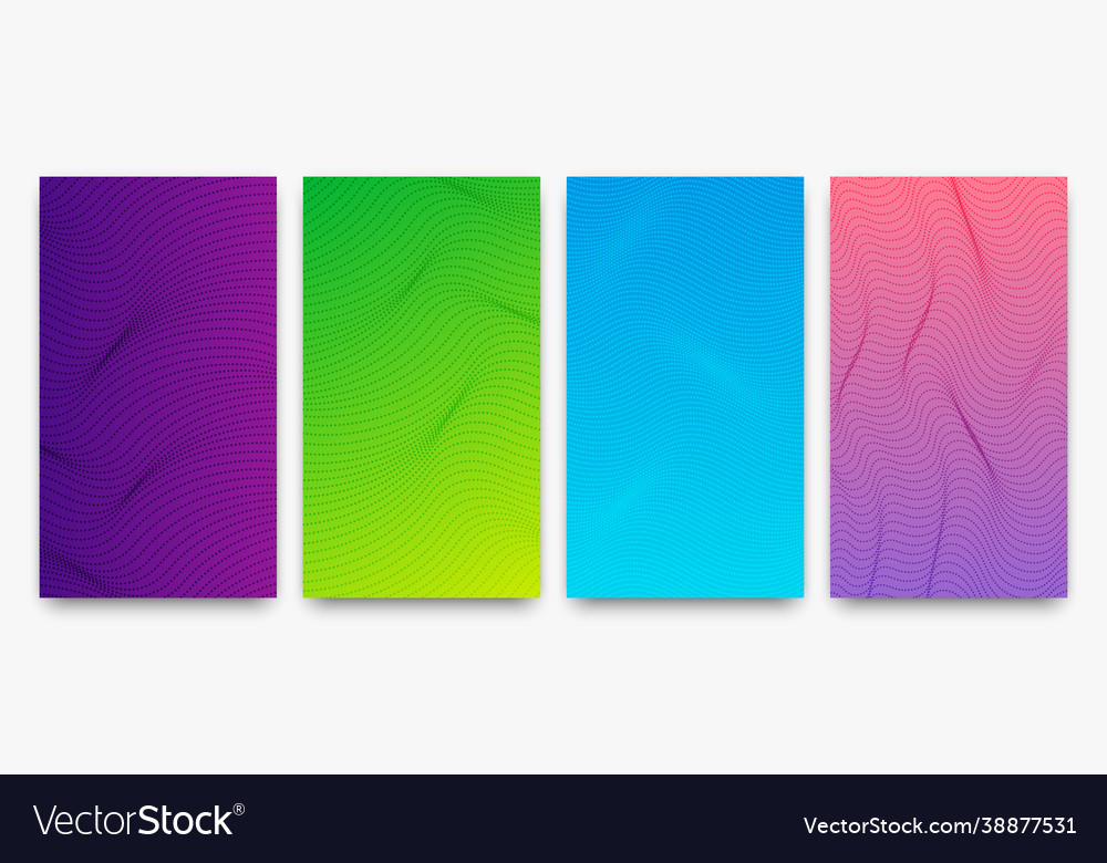 Set halftone gradient backgrounds with dots