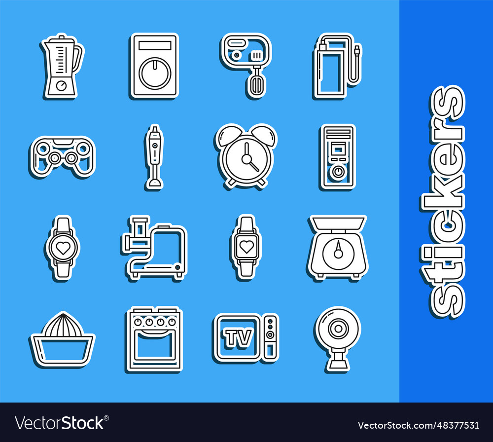 Set line web camera scales remote control