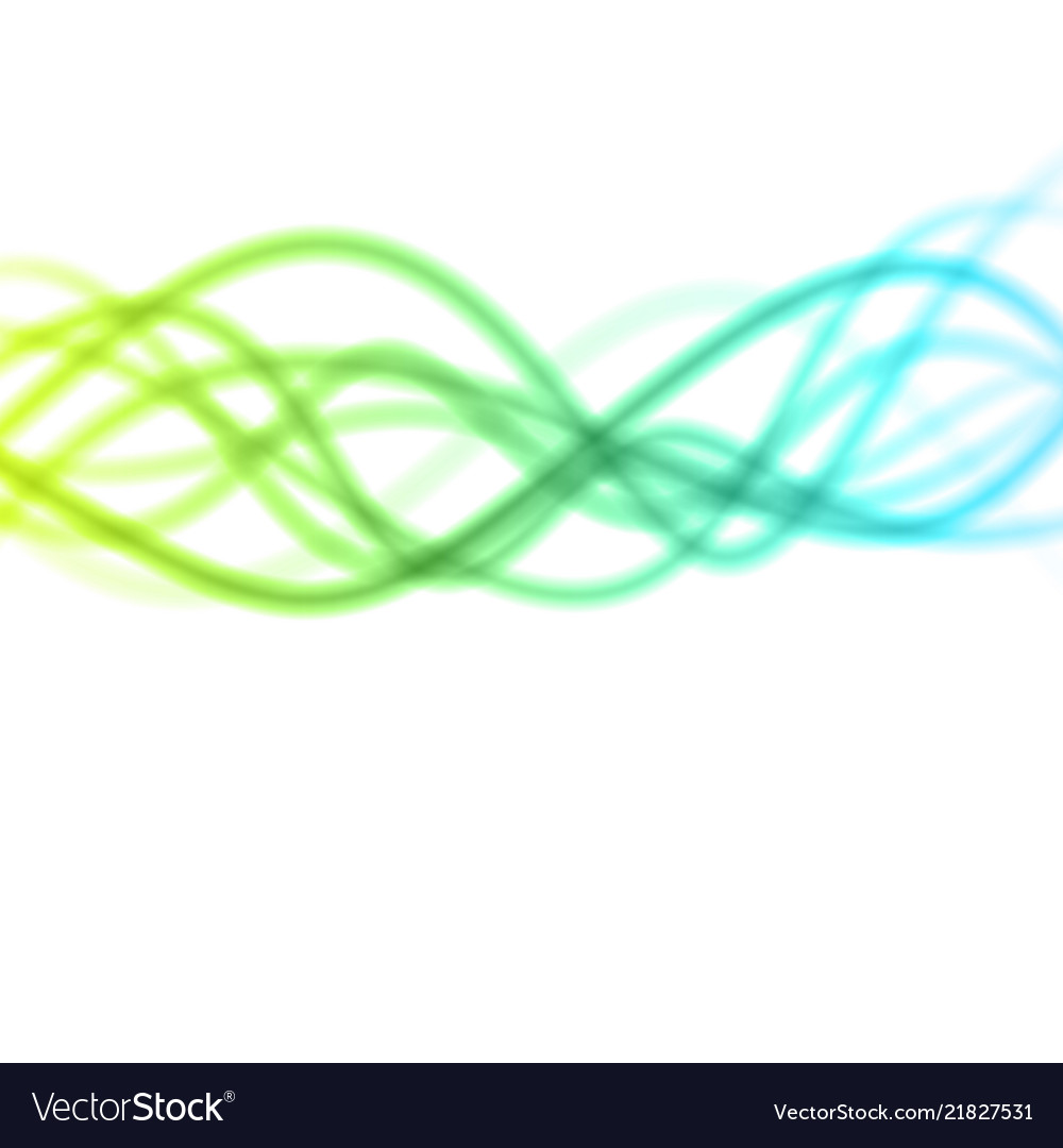 Smooth light waves lines abstract Vector Image Smooth light waves lines abstract