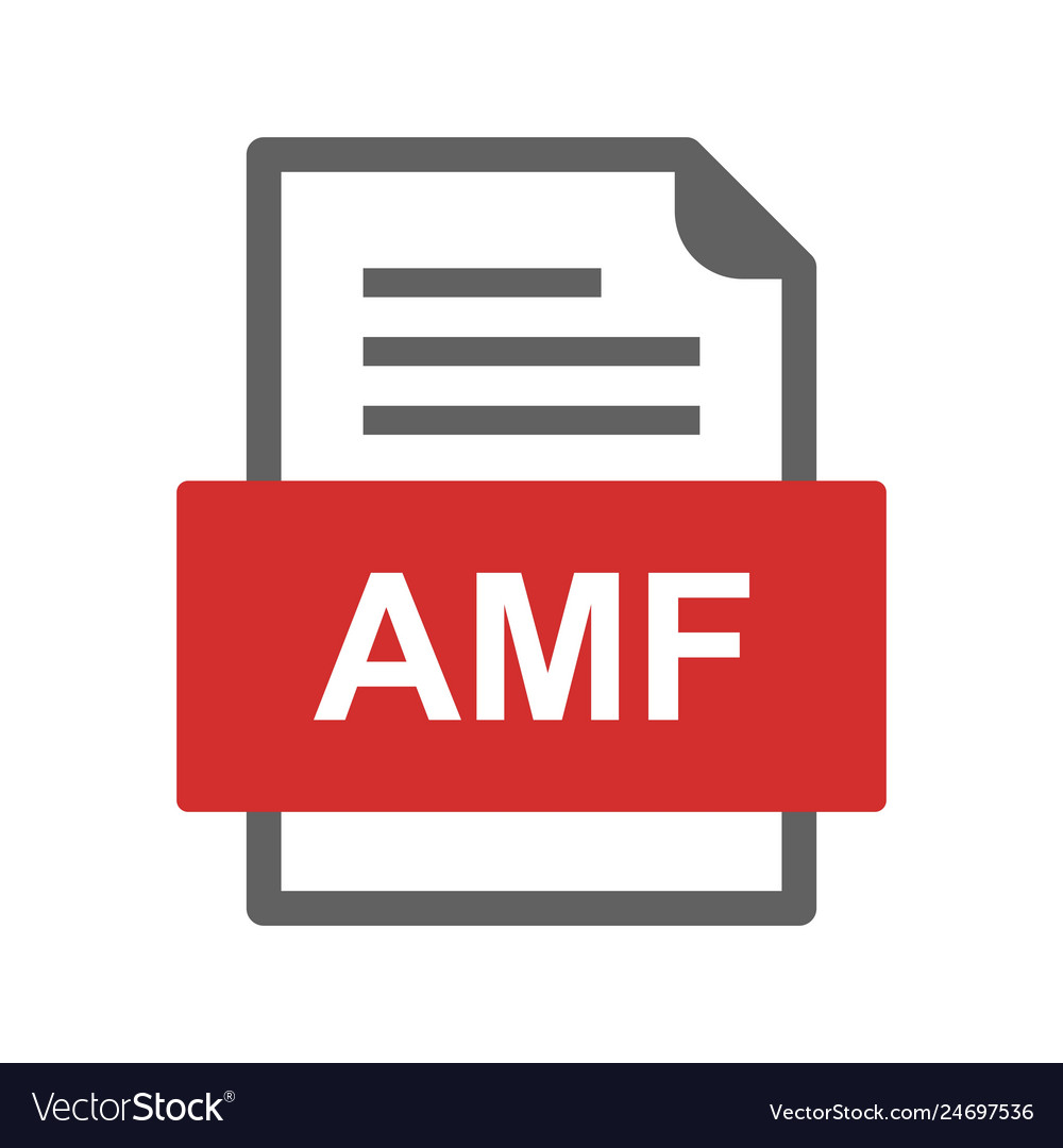 Amf file document icon