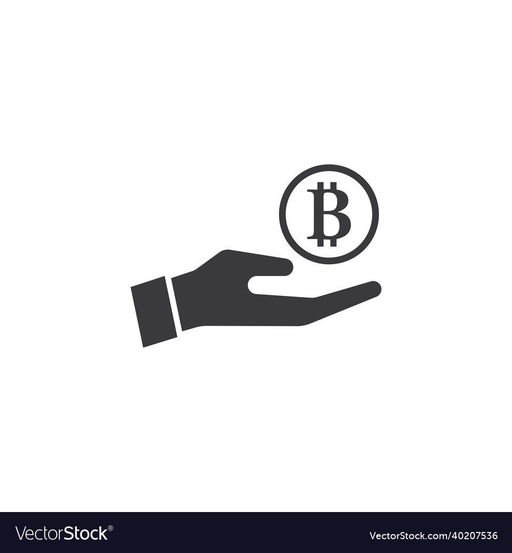 Currency hand and money icon