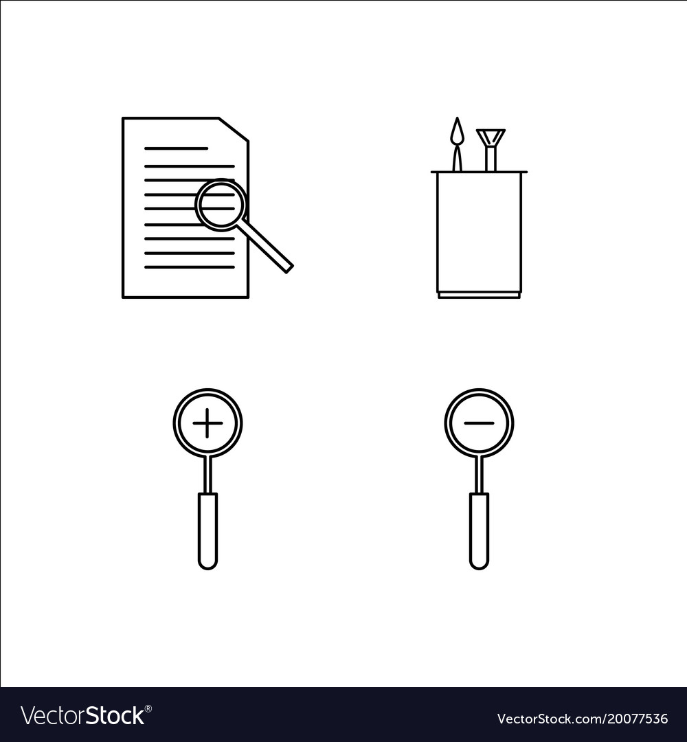 Design and studio simple linear icon setsimple