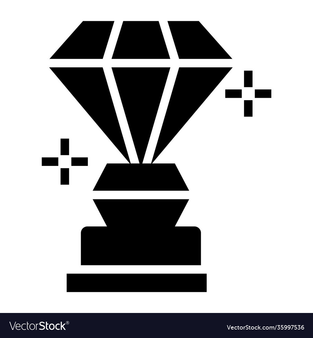 Diamond award Royalty Free Vector Image - VectorStock