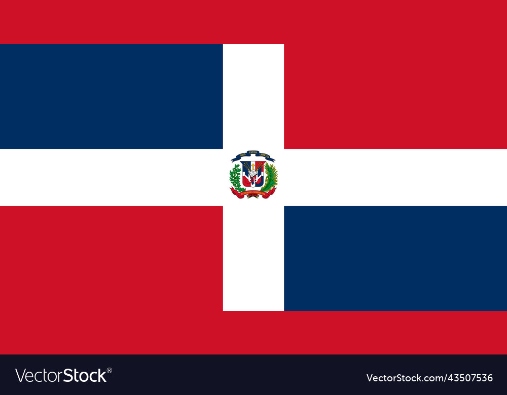 Dominican flag pattern