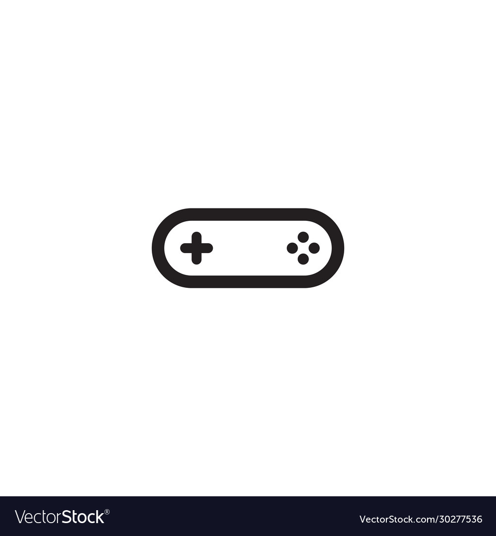 Game controller logo design template